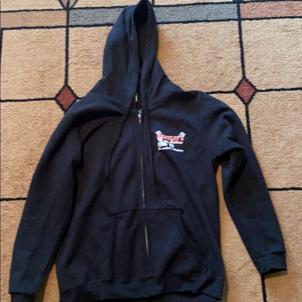 Zippered ladies sweatshirt